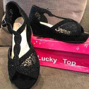 Lucky Top Shoes - Lucky Top Black Dressy Shoes size 13 Lucky Top Shoes - Lucky Top Black Dressy Shoes size 13